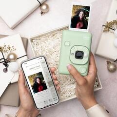 Instant fényképezőgép Fujifilm Instax Mini LiPlay  Matcha Green Instant fényképezőgép - 5