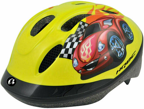 Kid Bike Helmet HQBC Funq Red Car/Yellow 48-54 Kid Bike Helmet - 5
