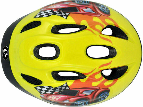 Kid Bike Helmet HQBC Funq Red Car/Yellow 48-54 Kid Bike Helmet - 6