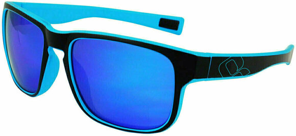 Óculos de desporto HQBC Timeout Black/Blue/Grey Mirror - 3