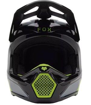 Casco FOX V1 Lean Grey/Yellow L Casco - 2