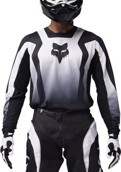 MX dres FOX 180 Lean Jersey Black/White S MX dres - 3