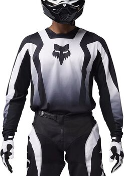 Motokrosový dres FOX 180 Lean Jersey Black/White M Motokrosový dres - 3