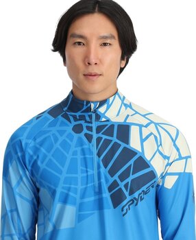 Jakna i majica Spyder Mens Legacy 1/2 Zip Aether Blue S Džemper - 2