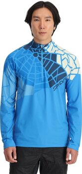 Póló és Pulóver Spyder Mens Legacy 1/2 Zip Aether Blue S Pulóver - 3