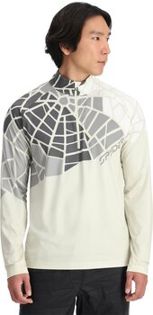 Ski T-shirt/ Hoodies Spyder Mens Legacy 1/2 Zip Vanila Latte S Jumper - 3