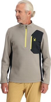 Ski T-shirt/ Hoodies Spyder Mens Bandit 1/2 Zip Concrete S Jumper - 3