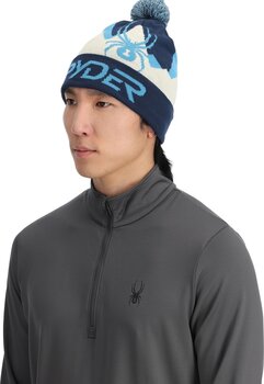 Căciulă Spyder Mens Zone Pom True Navy UNI Căciulă - 3