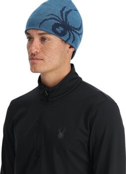 Ski Beanie Spyder Mens Reversible Innsbruck Aether Blue UNI Ski Beanie - 3