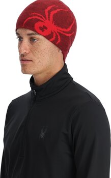 Ski Beanie Spyder Mens Reversible Innsbruck Spyder Red UNI Ski Beanie - 3