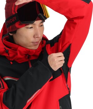 Skijacke Spyder Mens Titan Spyder Red M Skijacke - 5