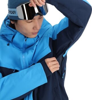 Veste de ski Spyder Mens Copper Aether Blue S Veste de ski - 5