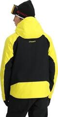 Ski Jacket Spyder Mens Copper Acid Yellow L Ski Jacket - 2