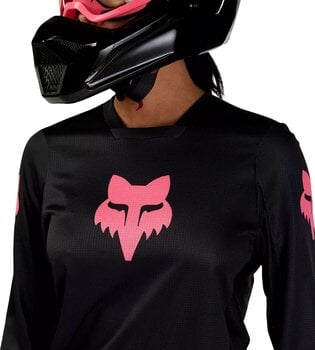 Motocross Trikot FOX W Blackout Jersey Black/Black XS Motocross Trikot - 5