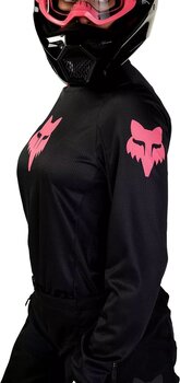 Motocross Trikot FOX W Blackout Jersey Black/Black XS Motocross Trikot - 6