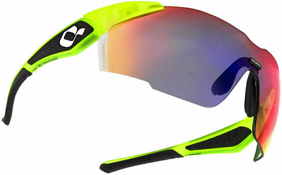 Óculos de ciclismo HQBC QX1 Fluo Yellow - 3