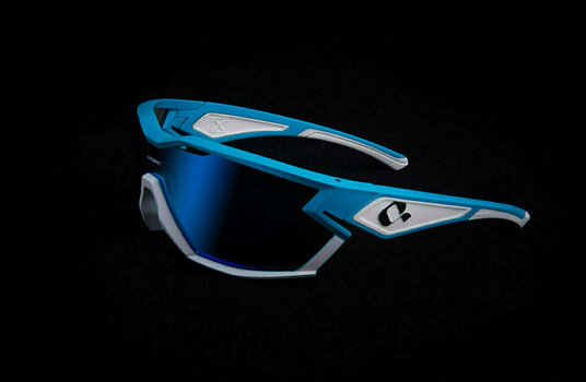 Gafas de ciclismo HQBC QX2 Blue/White - 2
