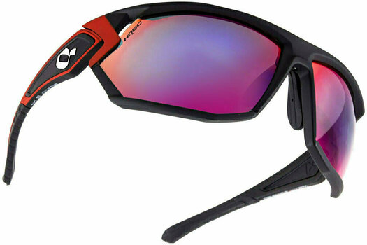 Cykelbriller HQBC QX4 Black/Red/Red Mirror Cykelbriller - 2