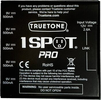 Gitáreffekt tápegység Truetone 1 Spot Pro XP5-PS Gitáreffekt tápegység - 4