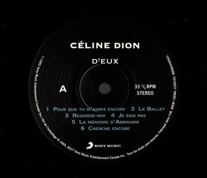 Disque vinyle Celine Dion - D'Eux (LP) - 2