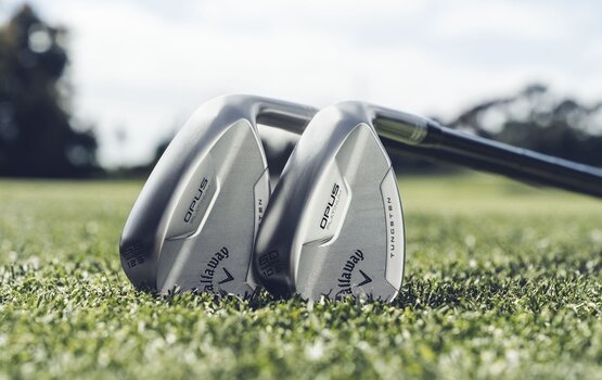 Club de golf - wedge Callaway Opus Platinum Chrome Club de golf - wedge Main droite 60° 10° Acier Wedge Flex - 10