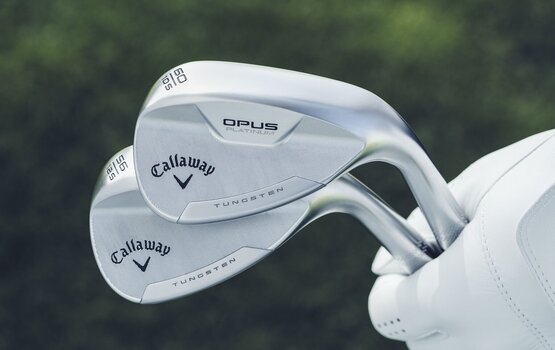 Club de golf - wedge Callaway Opus Platinum Chrome Club de golf - wedge Main droite 60° 10° Acier Wedge Flex - 13