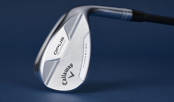 Club de golf - wedge Callaway Opus Platinum Chrome Club de golf - wedge Main droite 60° 10° Acier Wedge Flex - 17