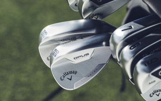 Crosă de golf - wedges Callaway Opus Platinum Chrome Crosă de golf - wedges Mâna dreaptă 56° 12° Grafit Wedge Flex - 12