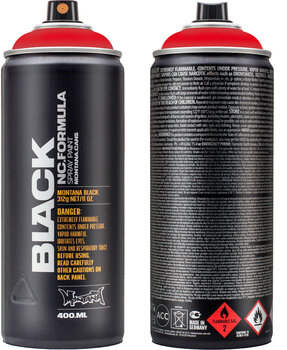 Peinture en aérosol
 Montana Cans Black Peinture en aérosol 2093 Code Red 400 ml 1 pc - 2