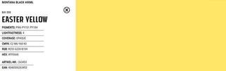 Spuitverf Montana Cans Black Spuitverf 1010 Easter Yellow 400 ml 1 stuk - 2