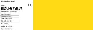 Boja u spreju Montana Cans Black Boja u spreju 1025 Kicking Yellow 400 ml 1 kom - 2