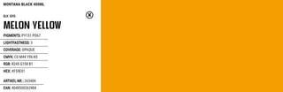 Boja u spreju Montana Cans Black Boja u spreju 1045 Melon Yellow 400 ml 1 kom - 2