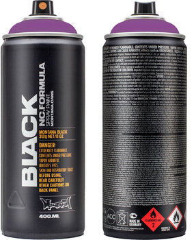 Ruiskumaali Montana Cans Black Spray-maali 4020 Monster 400 ml 1 kpl - 2