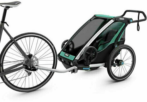 Gyerekülés és pótkocsi kerékpárokhoz Thule Chariot Lite Lite Blue Grass/Black Gyerekülés és pótkocsi kerékpárokhoz - 7