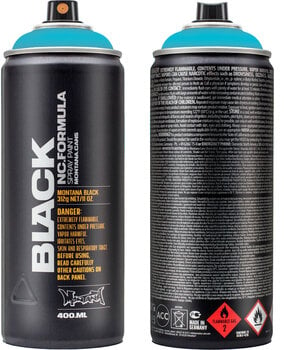 Spray Paint Montana Cans Black Spray Paint TR5000 True Cyan 400 ml 1 pc - 2