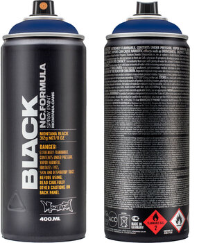 Ruiskumaali Montana Cans Black Spray-maali 5080 Ultramarine 400 ml 1 kpl - 2