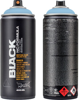 Pintura en aerosol Montana Cans Black Spray Paints 5210 Lenor 400 ml 1 pieza - 2