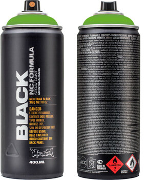 Ruiskumaali Montana Cans Black Spray-maali P6000 Power Green 400 ml 1 kpl - 2