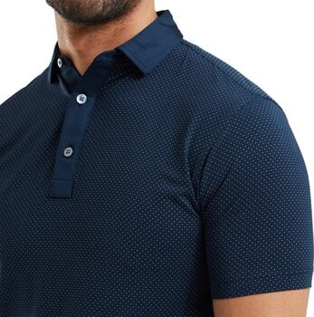 Polo košile Footjoy Jacquard Dot Navy/White L Polo košile - 5