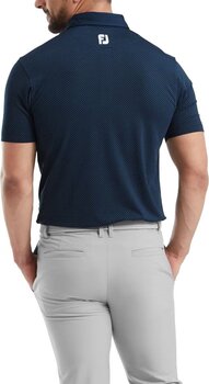 Polo-Shirt Footjoy Jacquard Dot Navy/White M Polo-Shirt - 4