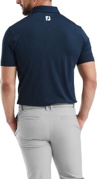 Polo-Shirt Footjoy Jacquard Dot Navy/White S Polo-Shirt - 4