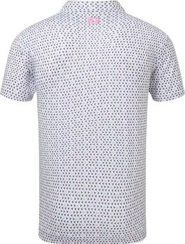 Chemise polo Footjoy Wasp Print Lisle White/Black/Pink L Chemise polo - 2