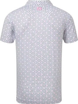 Chemise polo Footjoy Wasp Print Lisle White/Black/Pink M Chemise polo - 2