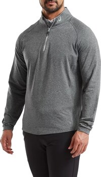 Hoodie/Trui Footjoy Brushed Back Black L Sweatshirt - 3