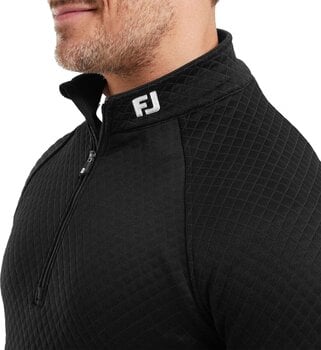 Kapuzenpullover/Pullover Footjoy Jacquard Thermal Black L Sweatshirt - 5