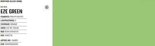 Spray Paint Montana Cans Black Spray Paint 6210 E2E Green 400 ml 1 pc - 2