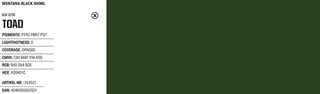 Sprej Montana Cans Black Farba v spreji 6730 Toad 400 ml 1 ks - 2