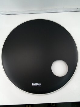 Resonant Drum Head Evans BD24RONX Onyx Coated 24" Black Resonant Drum Head (Damaged) - 2