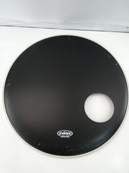 Resonant Drum Head Evans BD22RONX Onyx Coated 22" Black Resonant Drum Head (Damaged) - 2