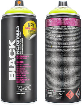 Σπρέι Μπογκιά Montana Cans Black Infra Σπρέι μπογιά IN1000 Yellow 400 ml 1 τεμ. - 2